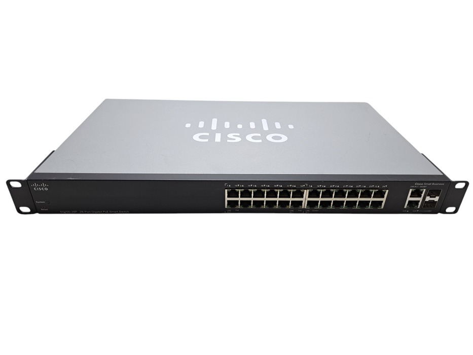 Cisco SG200-26P | 26-Port Gigabit PoE Smart Switch )