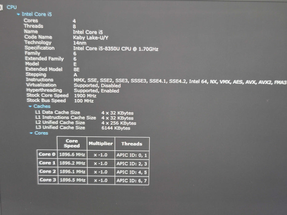 Dell XPS 13 9370 i5-8350U 8GB RAM 256GB SSD 4K TOUCH SCREEN  β BudLap