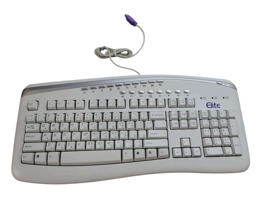 ELITE MULTIMEDIA PS/2 KEYBOARD / PALM REST %