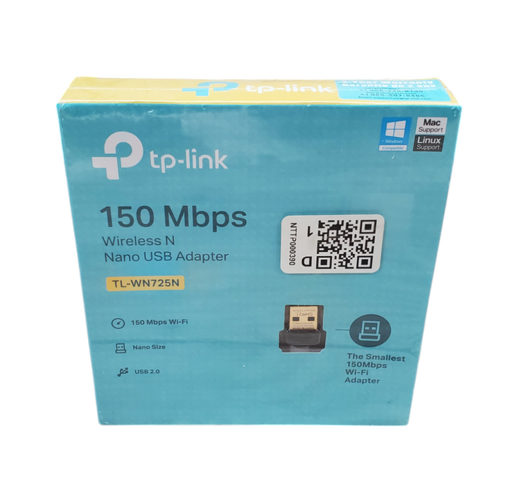 NEW - TP-Link TL-WN725N Wireless N Nano USB Wi-Fi Adapter