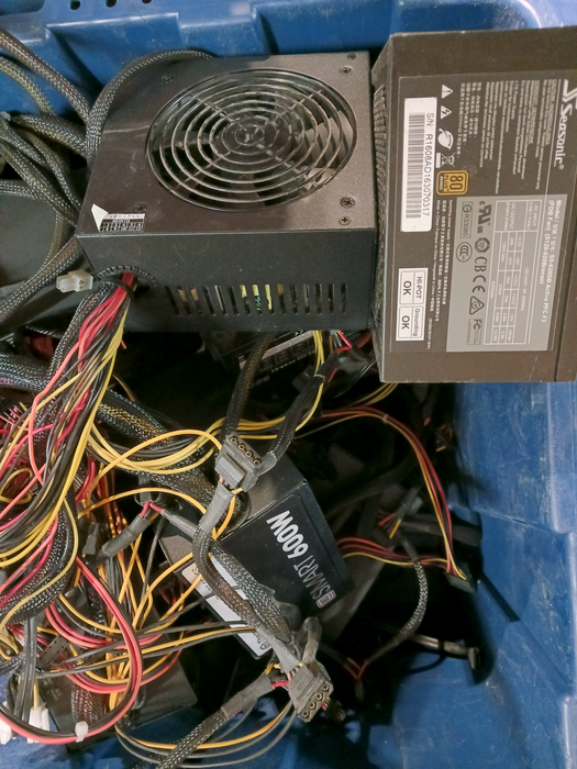 Lot of 15x Tested 450W - 800W Non Modular Desktop Power Supplies READ