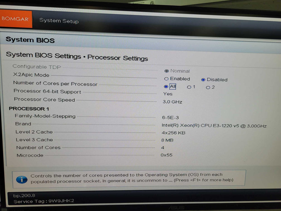 BOMGAR B200p Appliance - Xeon E3-1220 v5 16GB DDR4 NO RAID 250W PSU %