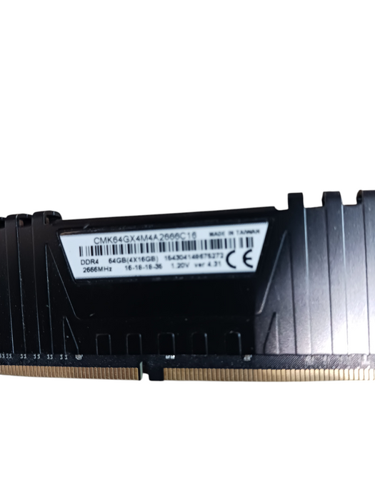 Corsair Vengeance LPX DDR4 64GB (4x16GB) 2666MHz CMK64GX4M4A2666C16