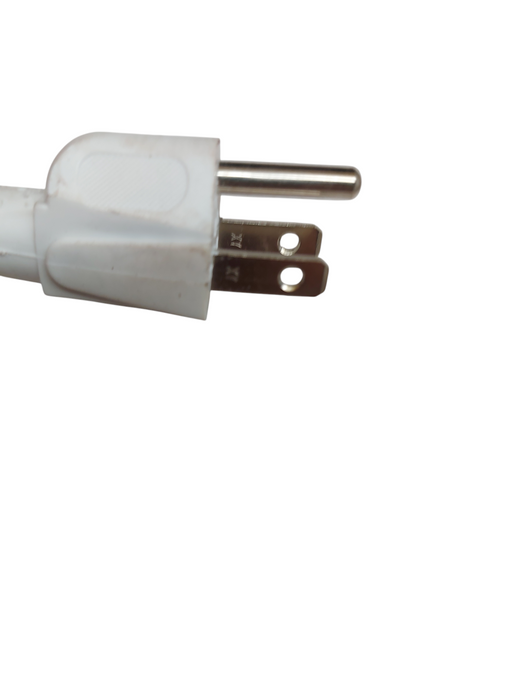 LOT 2x 7 Outlet Surge Protector - with EMI/RFI Protection + 6' Cord, White