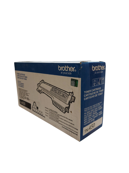 Brother TN450 Black Toner Cartridge, High Yield