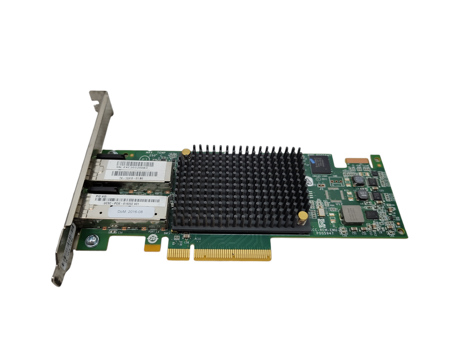 Cisco Emulex LPE 16002 2-Port 16Gbps Fiber Channel Card UCSC-PCIE-E1600 FB %