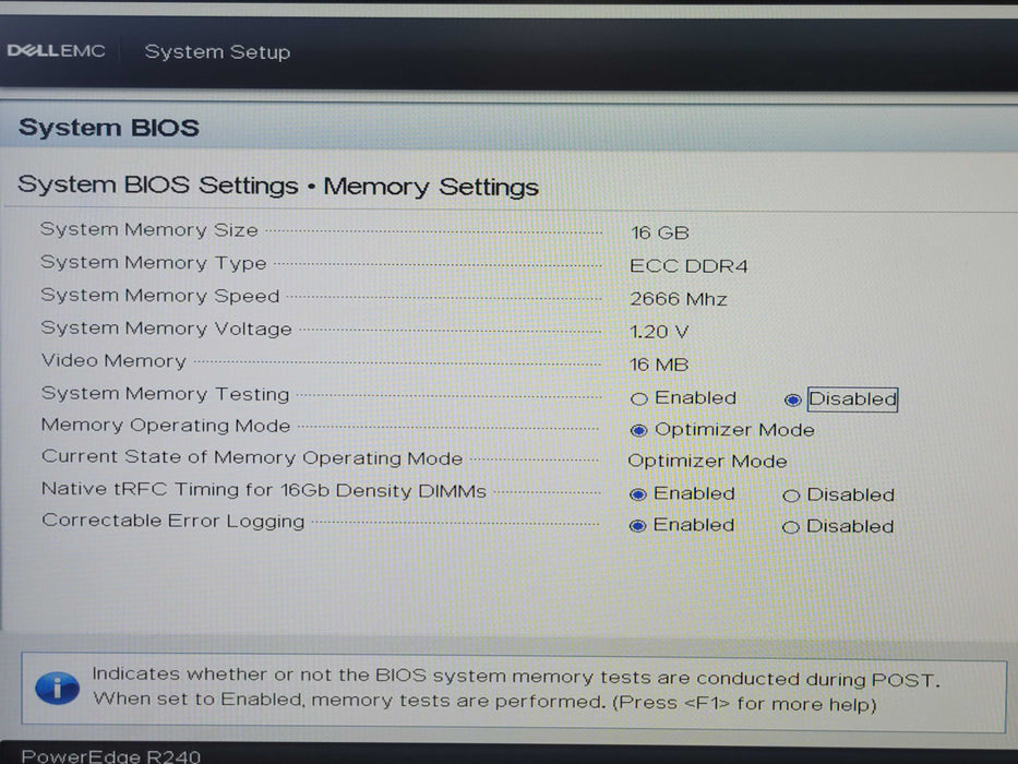 DELL PowerEdge R240, Xeon E-2224 3.40GHz, 16GB DDR4, S140 RAID 3.5" 1x PSU _