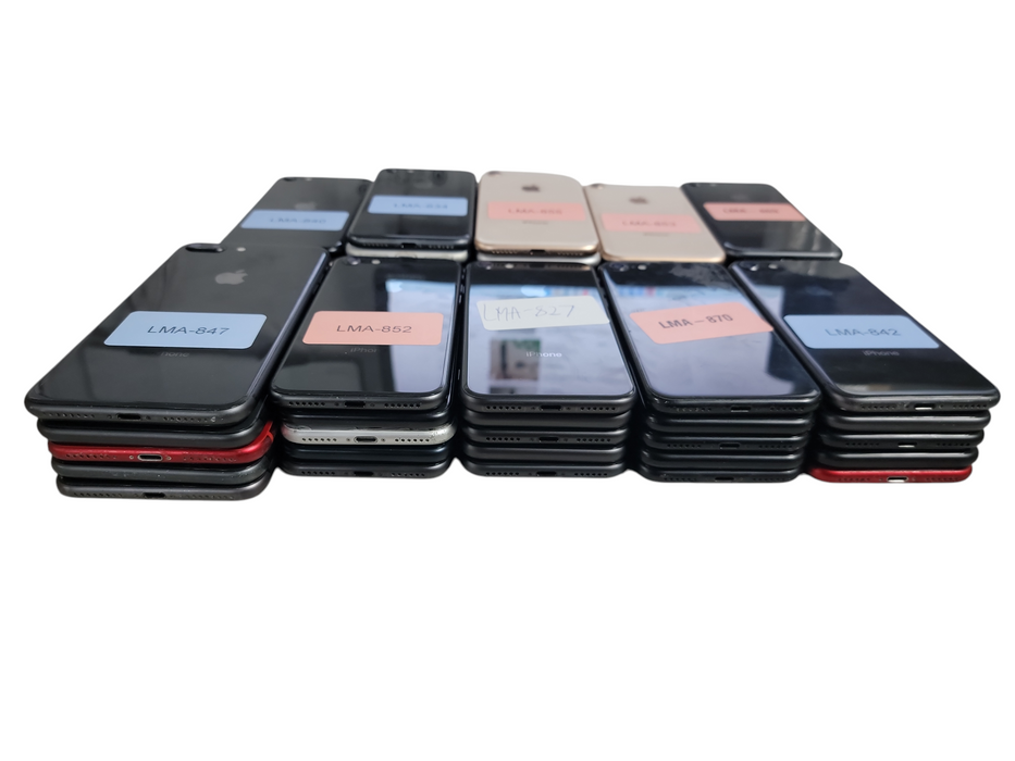 Lot of 51x Apple iPhone's [ 8 / 8+ / SE2 / SE3 | B/C Condition][LMA-12] (