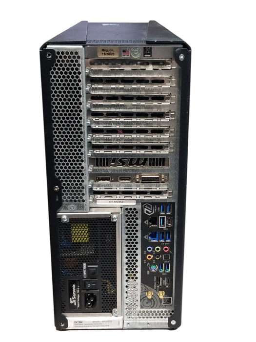 Boxx Apexx S3 Tower Core i7-10700K CPU 3.8GHz 32GB 256GB NVMe RX550
