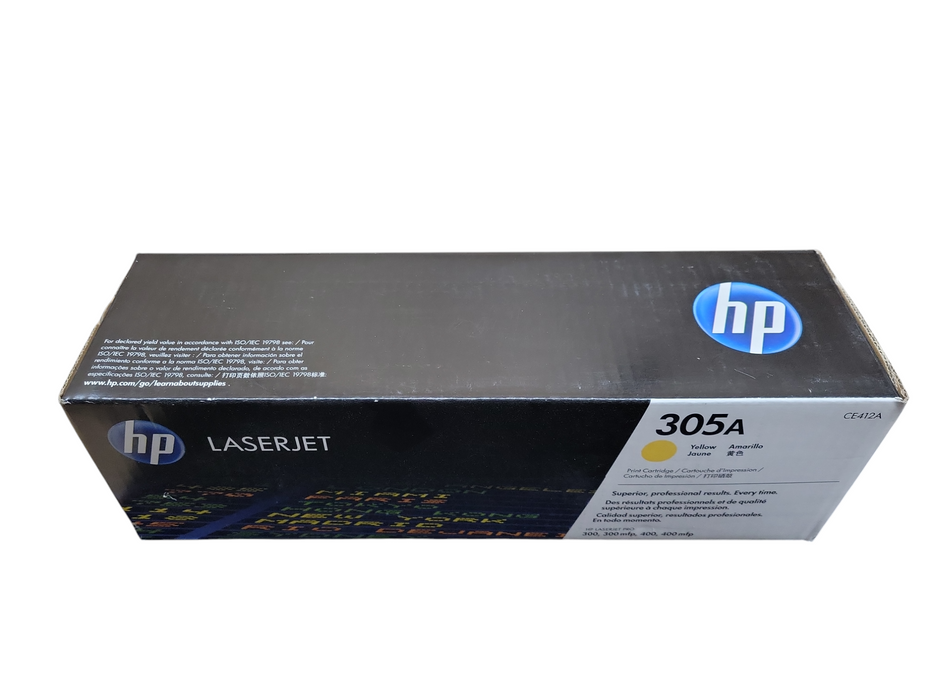 HP 305A Yellow Original LaserJet Toner Cartridge, CE412A  !