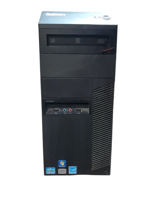 Lenovo ThinkCentre M91p Tower, i5-2400, 4GB RAM, No HDD, No OS