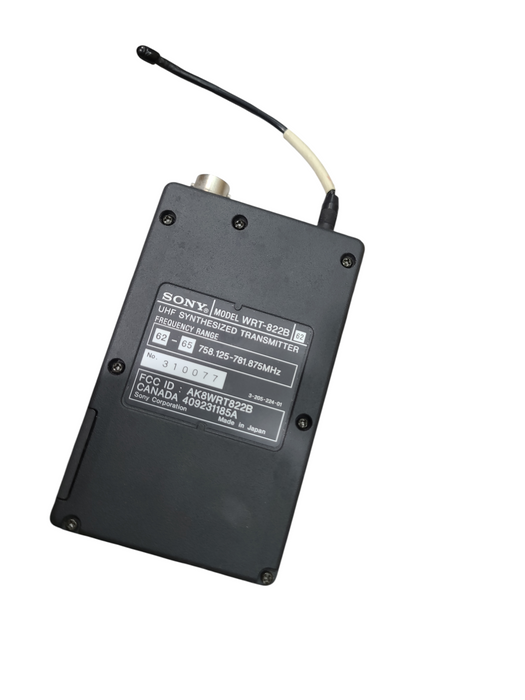 Sony WRT-822B UHF Synthesized Mic Transmitter