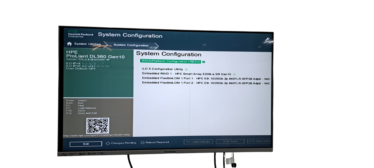 HPE ProLiant DL360 Gen10 1U 3.5"|1x Gold 6138|128GB RAM|E208i-a SR Gen10