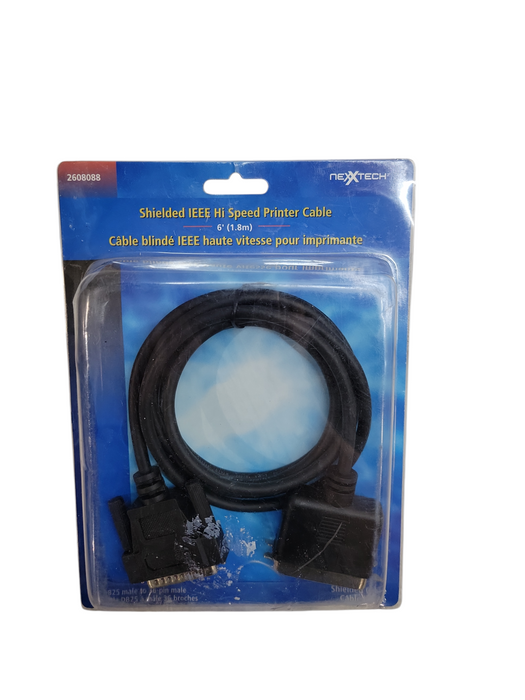 Shielded IEEE High Speed Printer Cable 6' (1.8M) - DB25 Male to 36-Pin Male %