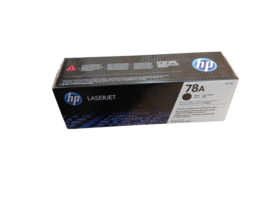 Genuine HP CE278A 78A Black LaserJet Toner Cartridge Sealed Q