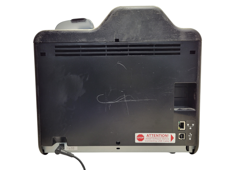 Fargo ID Card Printer HDP5000 High Definition Dual-Sided Color READ $