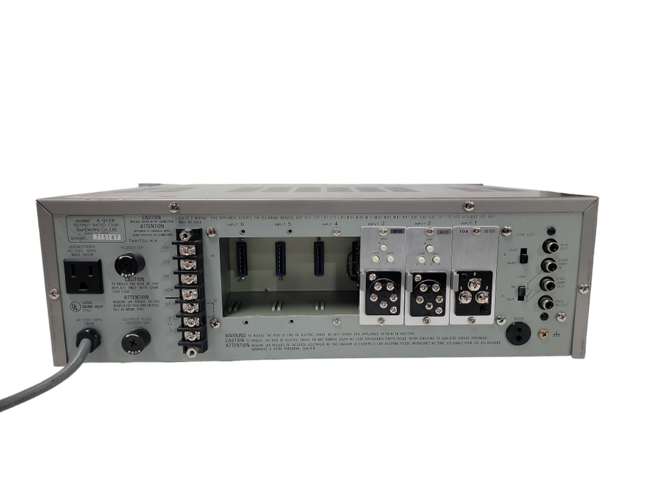 TOA 900 Series Vintage A-912 mixer & Amplifier | READ description