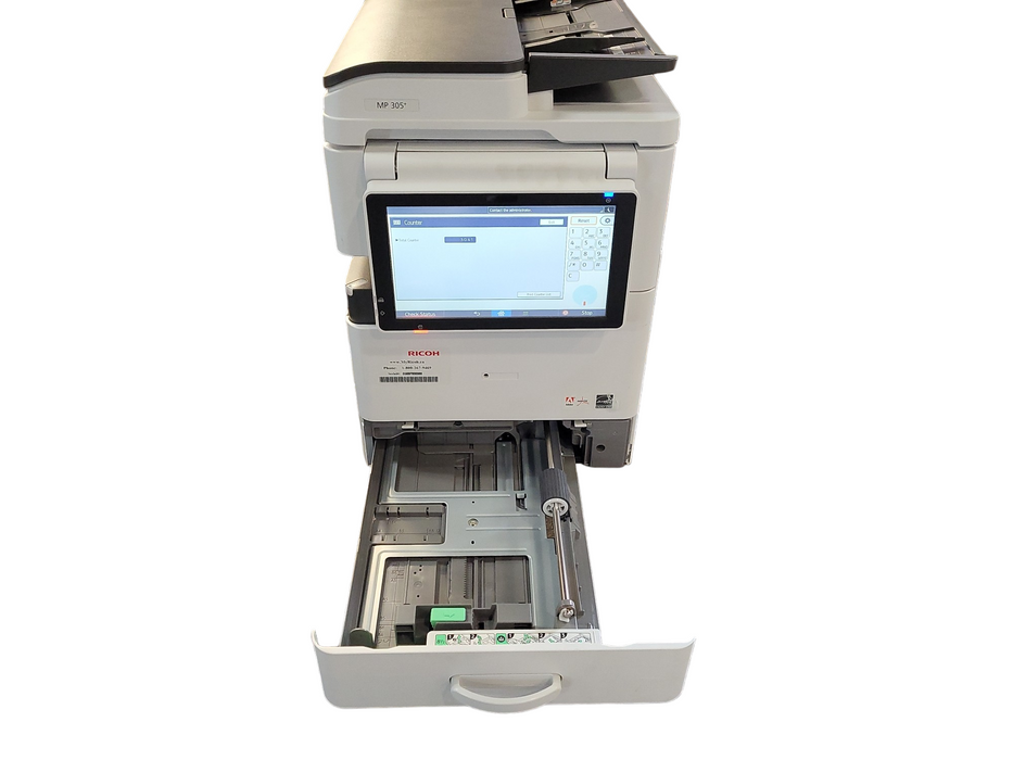 Ricoh MP 305+ SPF Black and White Laser Multifunction Printer $