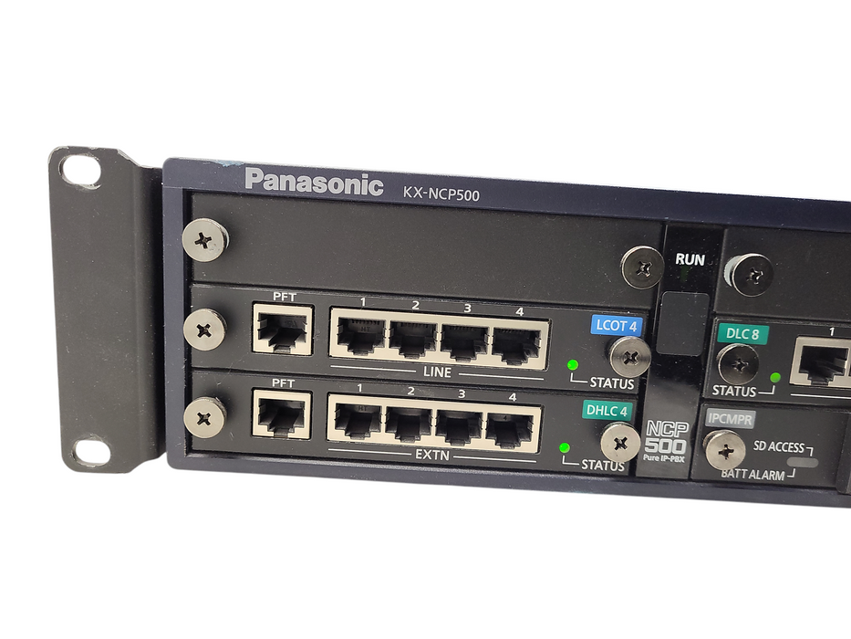 Panasonic KX-NCP500 PURE IP-PBX Unit w/1X DHLC4, 1x LCOT4, 1x DHLC4, 1x DLC8 $