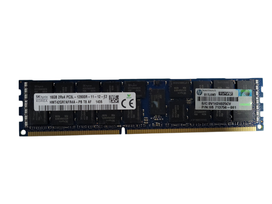 SK Hynix 16GB 2Rx4 PC3L-12800R Server RAM Q$