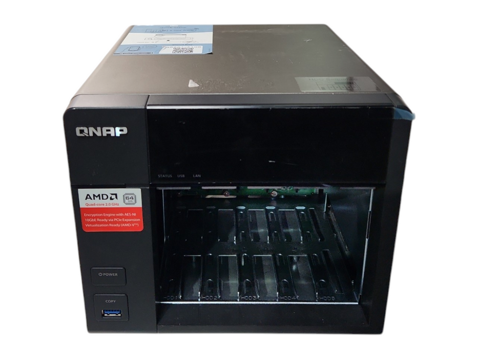 QNAP TS-563 5-Bay NAS, AMD GX-420MC, 2GB RAM, No HDD, READ