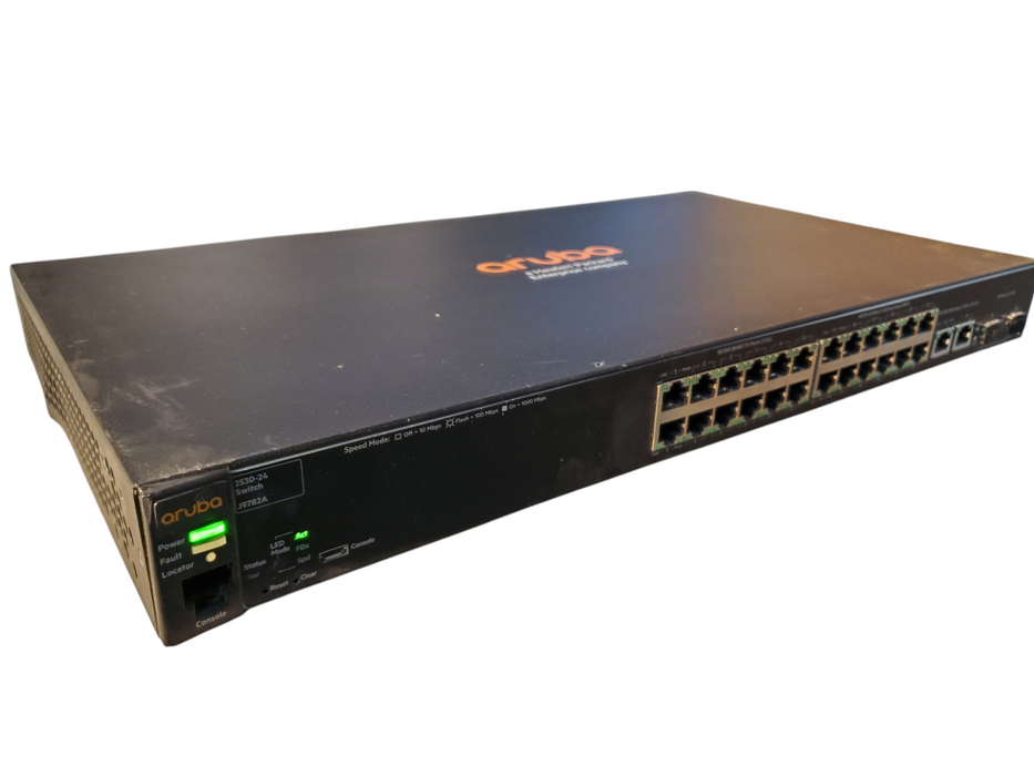 HPE ARUBA 2530-24 J9782A 24-PORT GIGABIT ETHERNET SWITCH J9773-60201