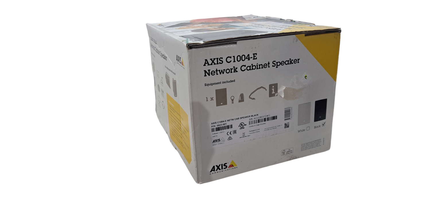 BRAND NEW SEALED Axis C1004-E Network Cabinet Speaker Black (0923-001)