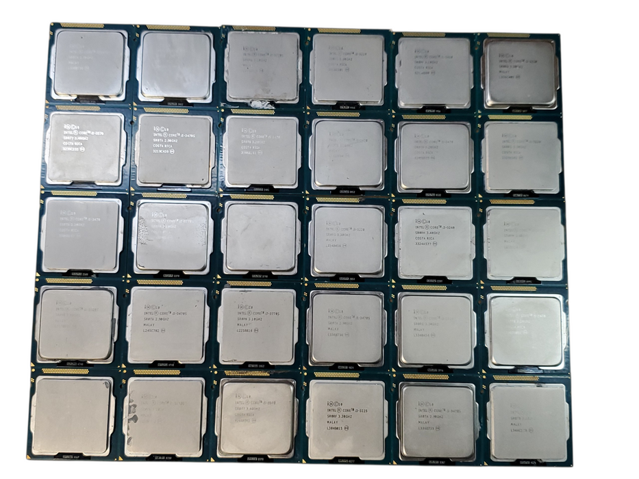 Lot of 180x, 2nd to 4th Gen i-series Desktop CPUs (CPU24-65)