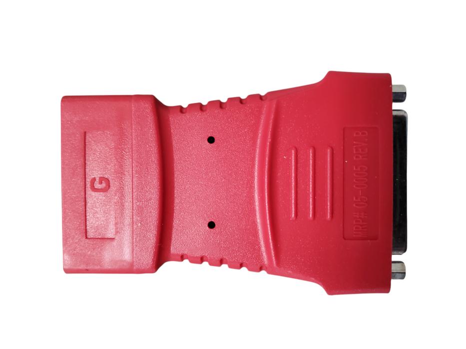 DB25 TO 12 PIN RED AUTOMOTIVE DIAGNOSTIC ADAPTOR