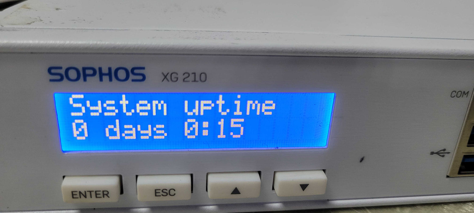 Sophos XG 210 Firewall Appliance Rev. 3, READ _