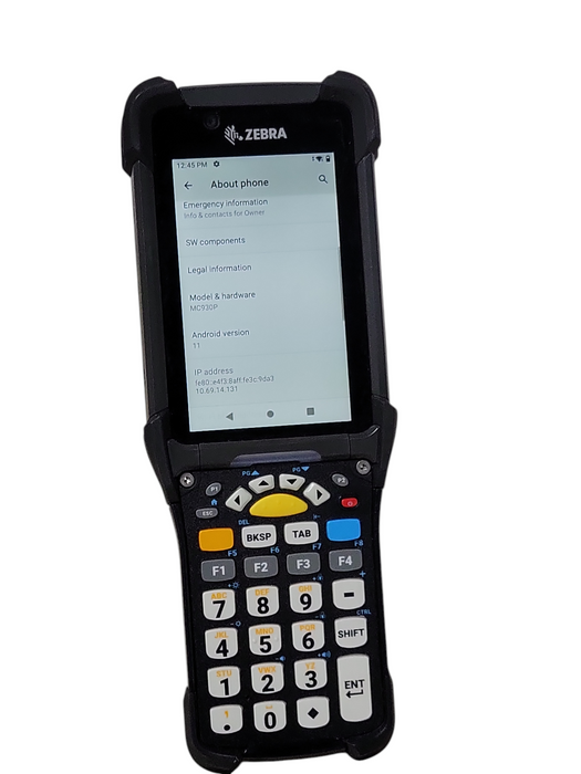 Zebra MC930P-GSFAG4NA Mobile Computer, No Battery, Factory Reset Q_