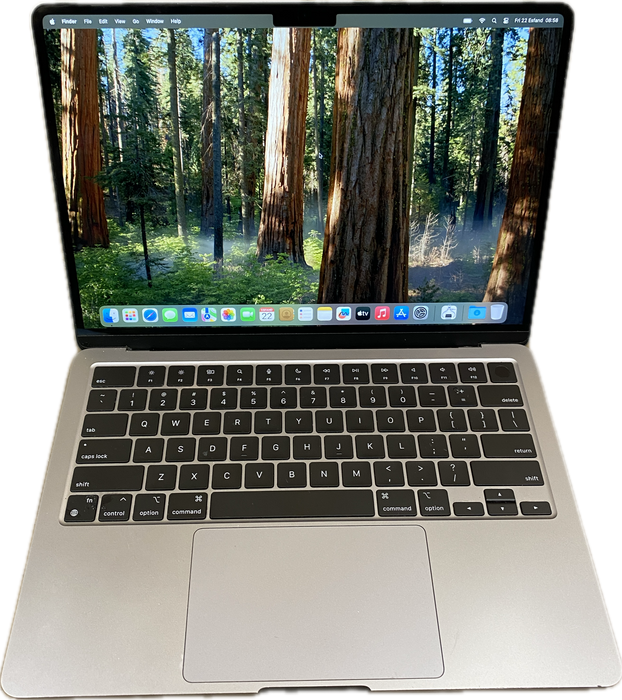 Apple MacBook Air 13 M2 2022 Space Gray 8GB 256SSD No Power Adapter READ!