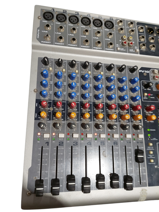 Peavey PV10 USB Analog Mixer USB Audio Interface   =