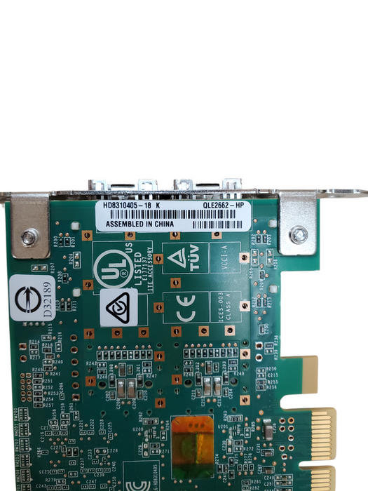 HPE QLogic QLE2662-HP Dual Port 16Gb SFP+ Host Bust Adapter