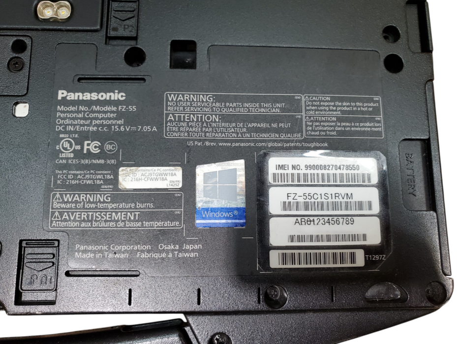 Panasonic Toughbook FZ-55 Touch Intel Core i5-8365U 16GB 256GB SSD 2210Hrs  Lap200