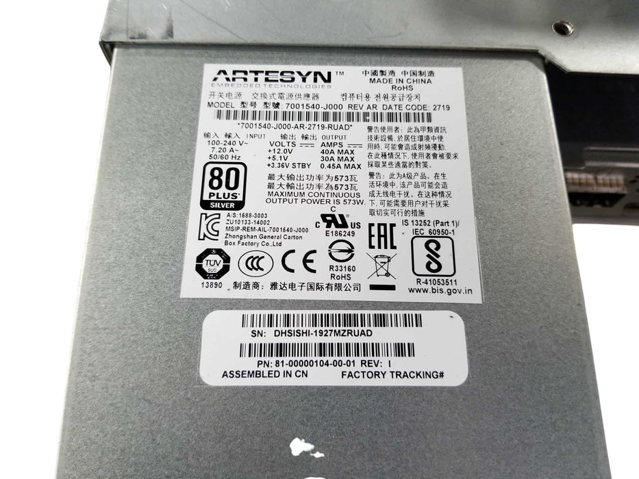 HPE FCLSE-0801 Storage Array 2x MSA2050 HPE SAN Controllers 2x 573W PSUs