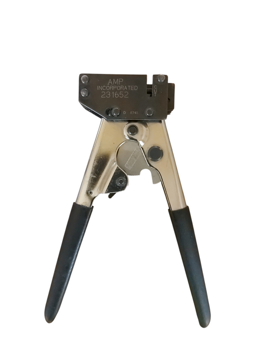 AMP Incorporated 231652 Black & Silver D8745 Hand Strip Crimping Tool
