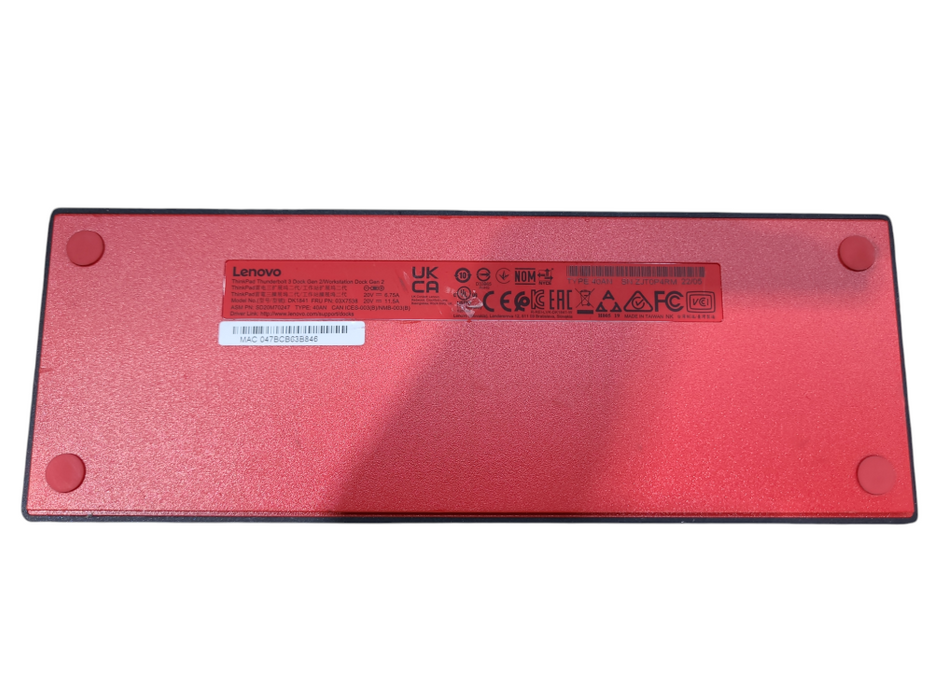 Lenovo ThinkPad Thunderbolt 3 Dock Gen 2 DK1841 03X7538 40AN
