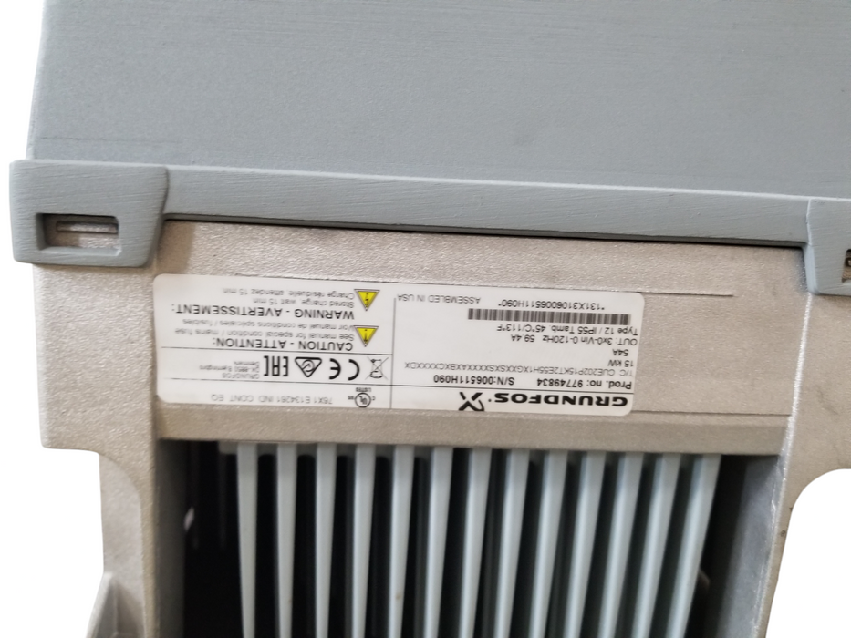 GRUNDFOS 97749834 CUE202P15KT2E55H1XG 15KW  Q