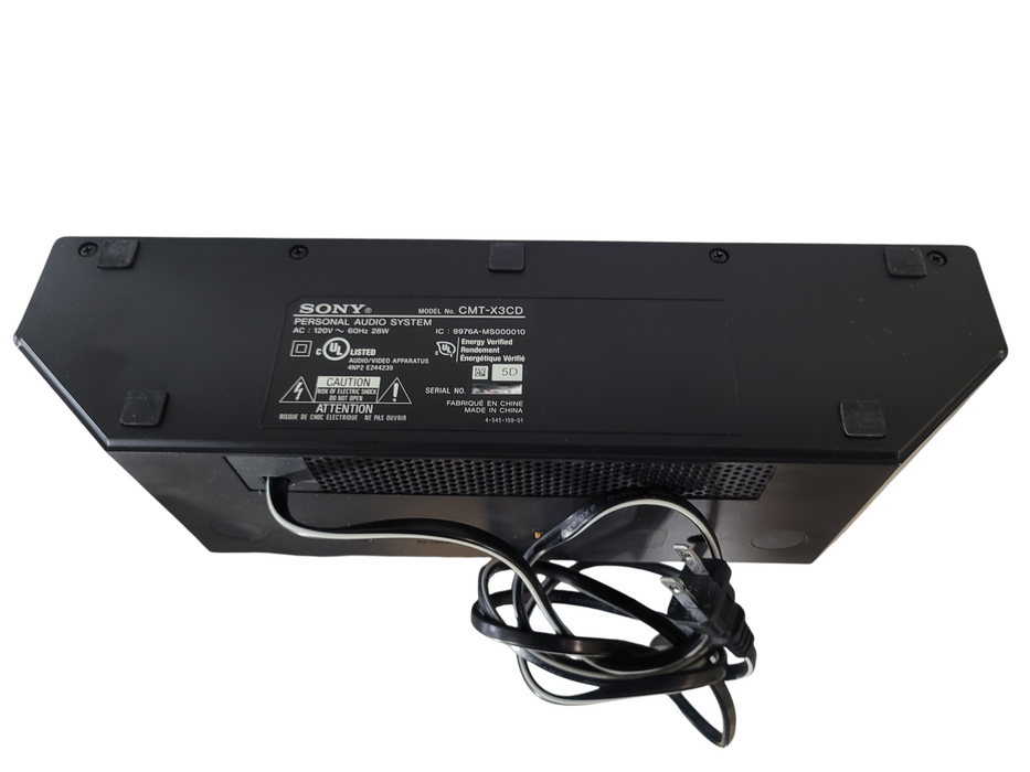 SONY CMT-X3CD Compact Stereo System Bluetooth Speaker CD Player Radio