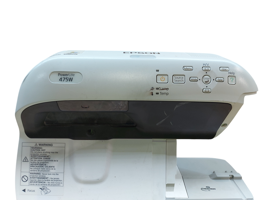 Epson PowerLite 475W 3LCD Projector H455A | Hours Left 278