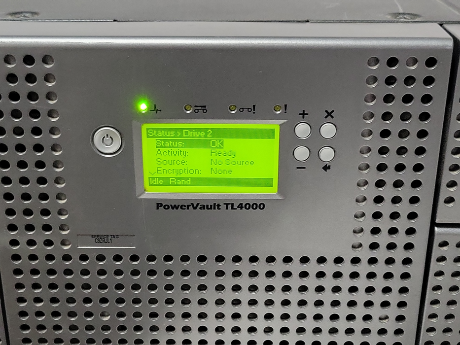 Dell PowerVault TL4000 48-Bay 2x LTO6 FC 8Gb 2x PSU Tape Library _