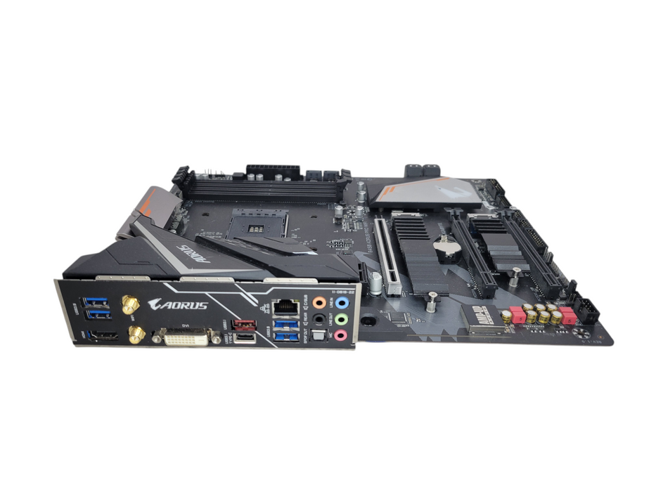 GIGABYTE B450 AORUS PRO WIFI AMD ATX Motherboard (READ) %