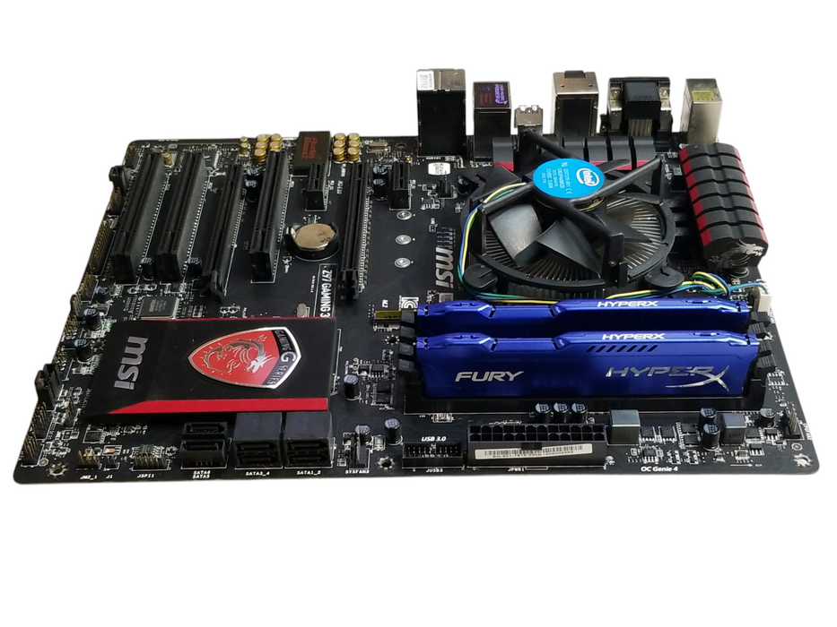 MSi Z97 Gaming 3 MotherBoard with i5-4590 CPU 3.30GHz, 8GB RAM - NO HDD