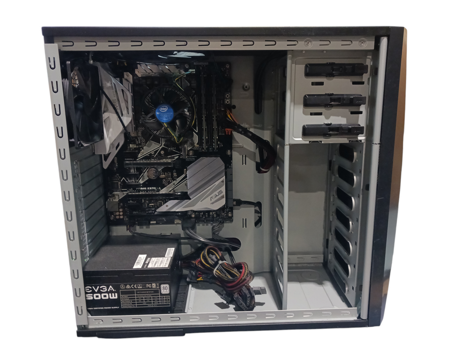 Custom Antec PC Asus Prime Z370-A Intel i5-8400 @2.8Ghz 16GB DDR4 No HDD