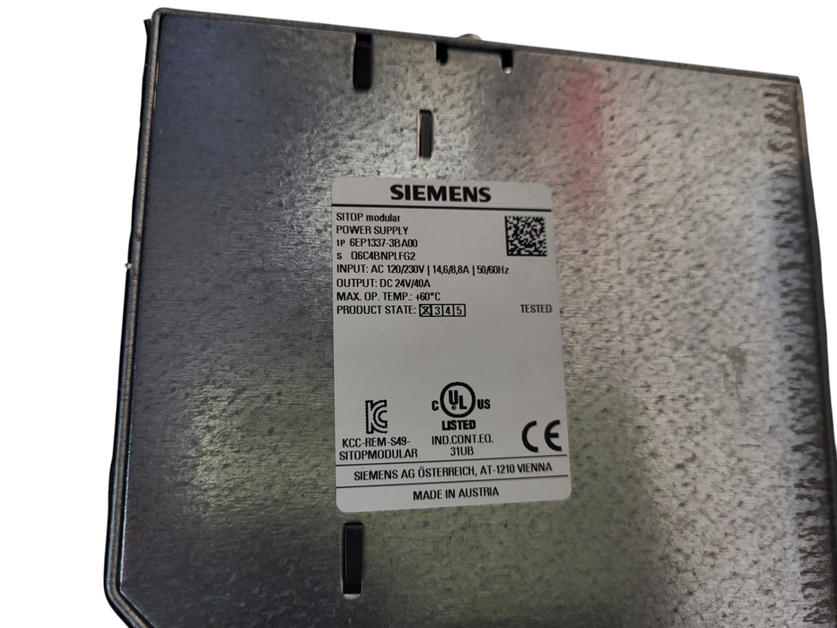 SIEMENS 6EP1437-3BA00 Sitop Stabalized Modular Power Supply  $