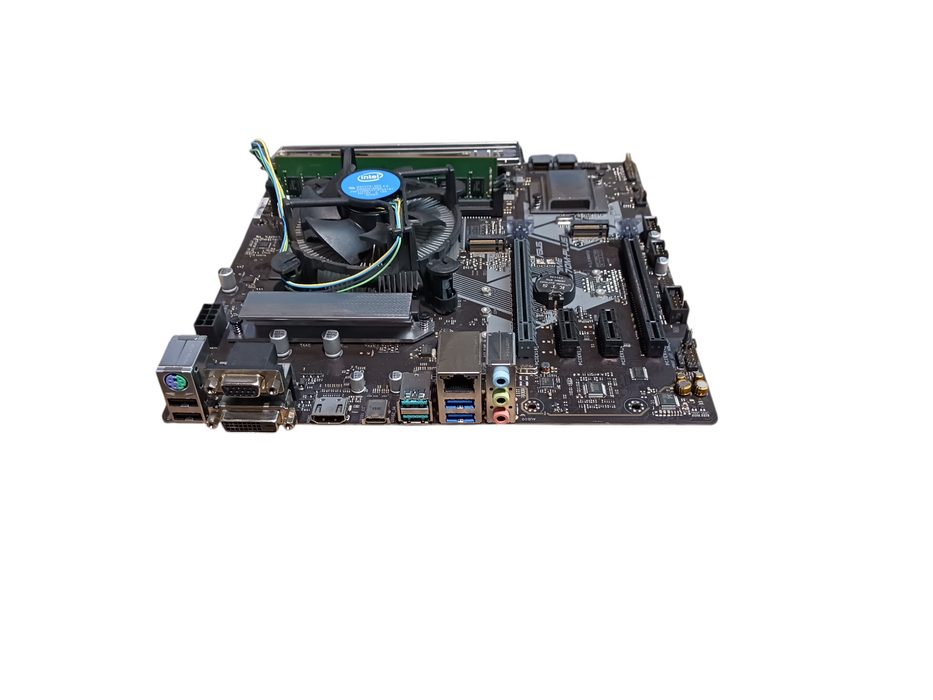 Asus Prime H370M-Plus Motherboard Intel i5-9400 CPU 8GB DDR4 + I/O Shield