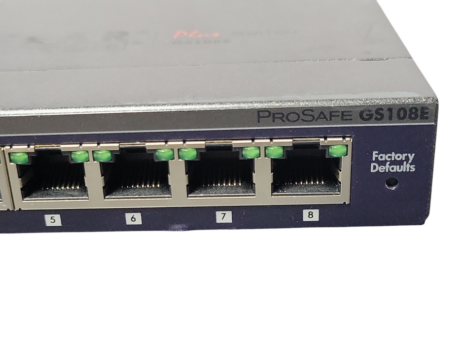 Netgear prosafe 8 port gigabit switch GS108E Q_