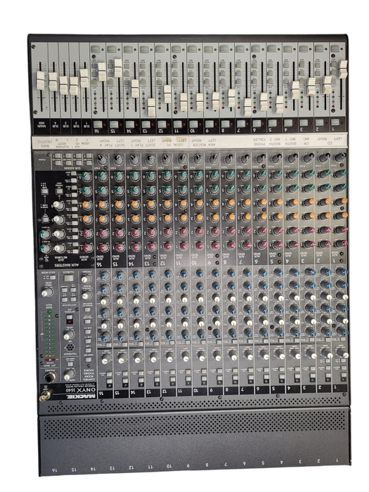 Mackie ONYX 1640 16-Channel Recording Mixer Mixing Console READ $