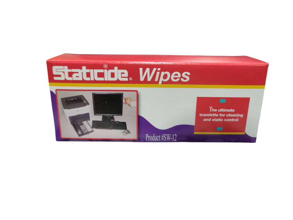 LOT 6x ACL Staticide SW12 - Anti-Static Wipes 5" X 8", Pack of 24